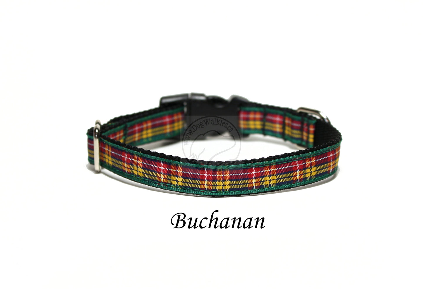 Tartan Cat Collar - Breakaway - 1/2" (12mm) wide