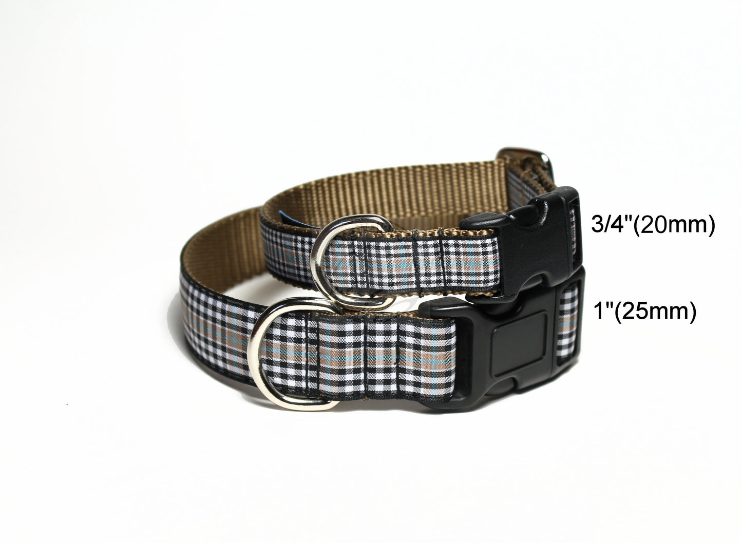 Burns Clan tartan - dog collar