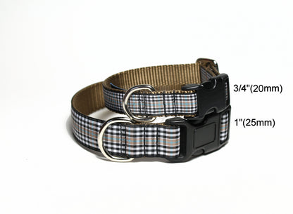 Burns Clan tartan - dog collar