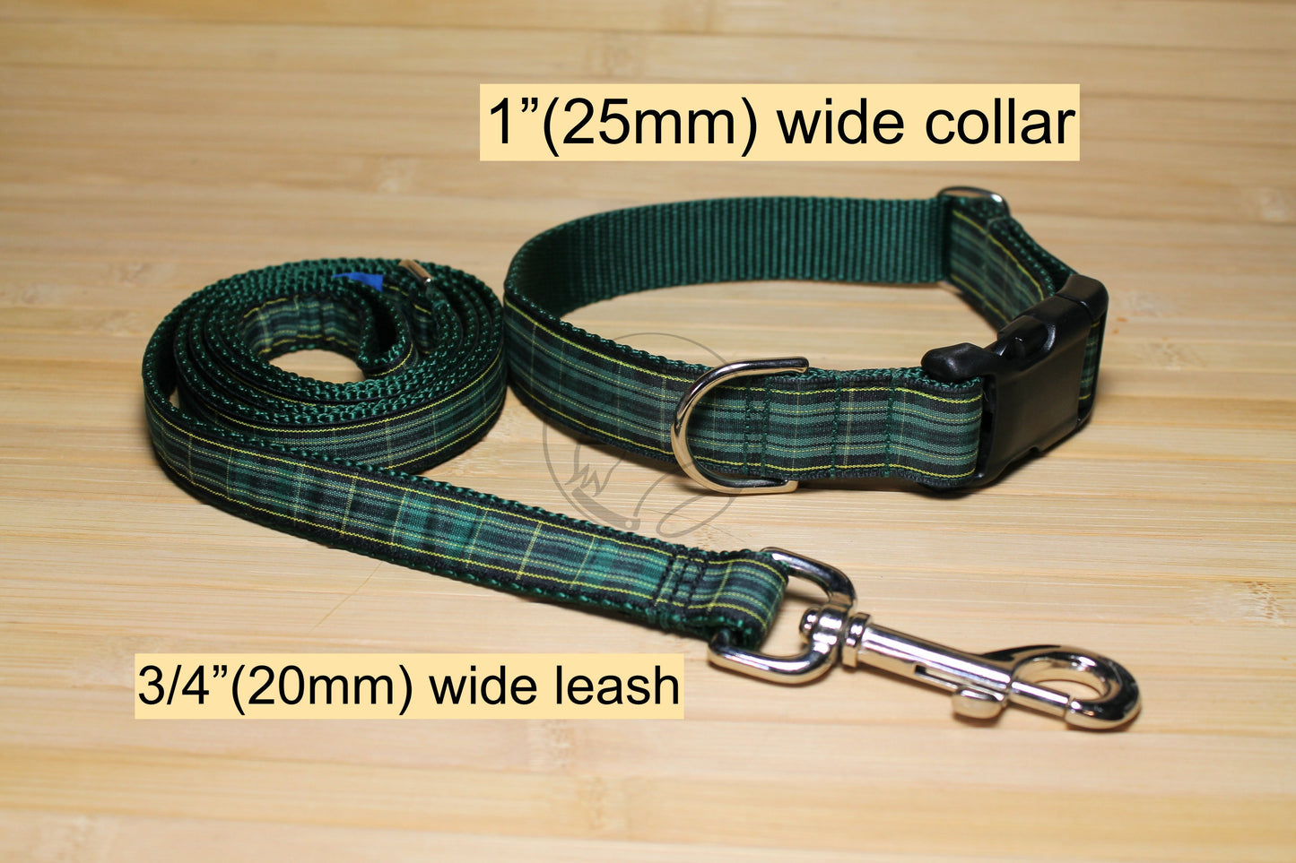 Pride of Ireland Celtic tartan - dog collar