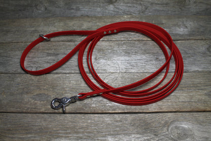 Lighter Weight Waterproof leashes - leash for cats - tracking recall long line - 3/8" (9mm) Biothane
