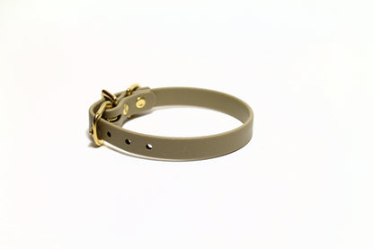 Sahara Tan (limited) Biothane Small Dog Collar - 1/2" (12mm) wide