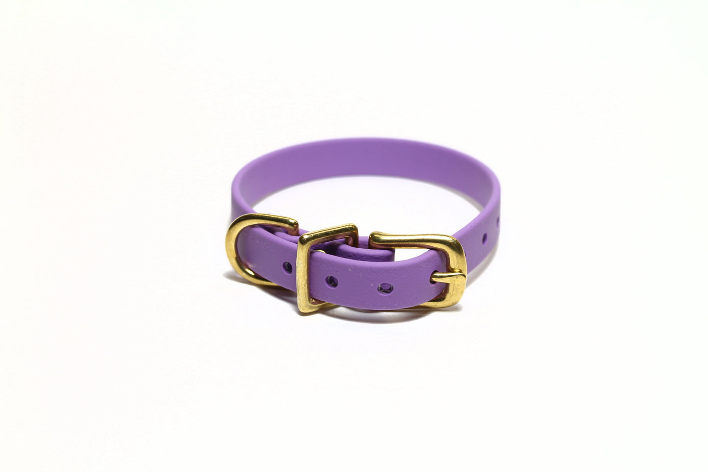 Amethyst Biothane Small Dog Collar - 1/2" (12mm) wide