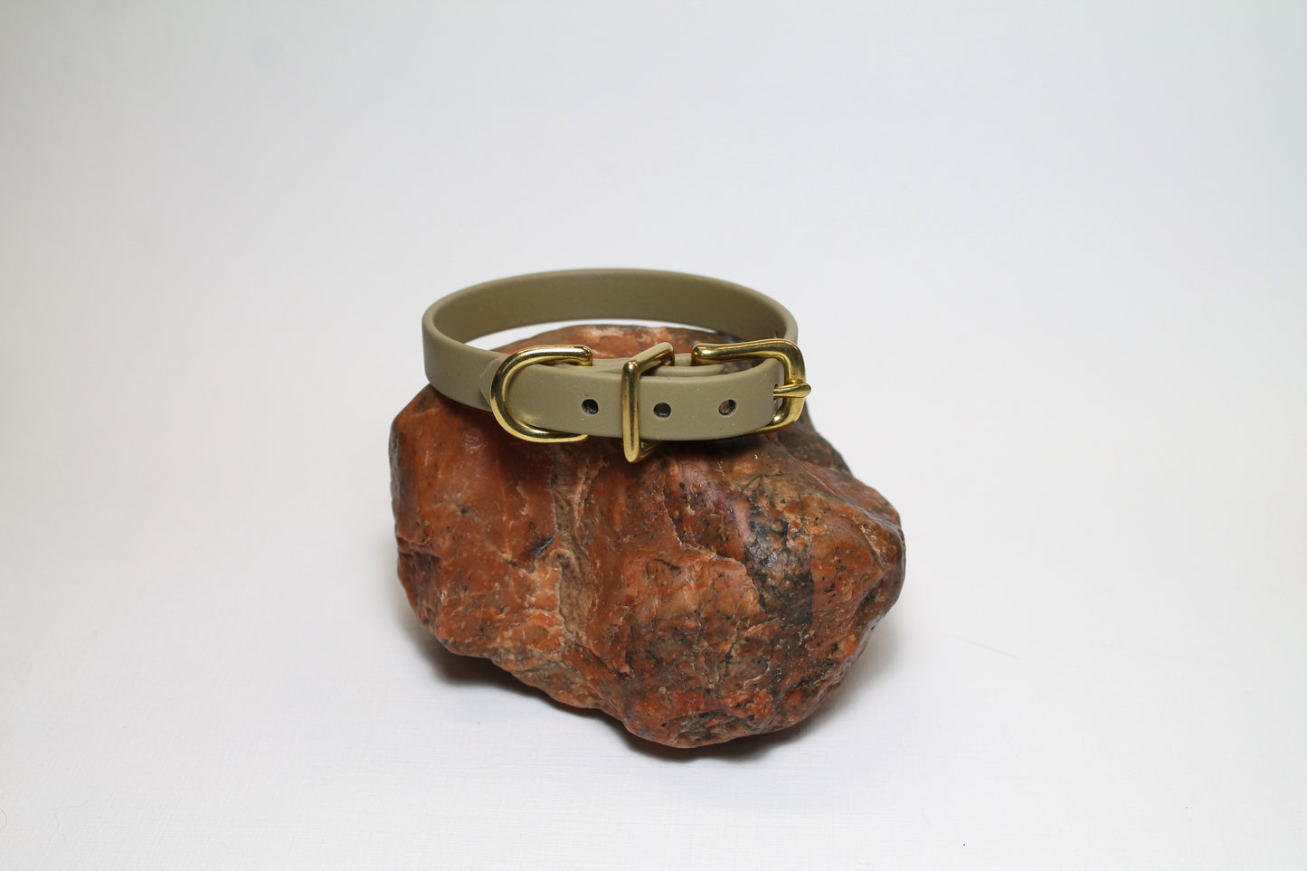 Sahara Tan (limited) Biothane Small Dog Collar - 1/2" (12mm) wide