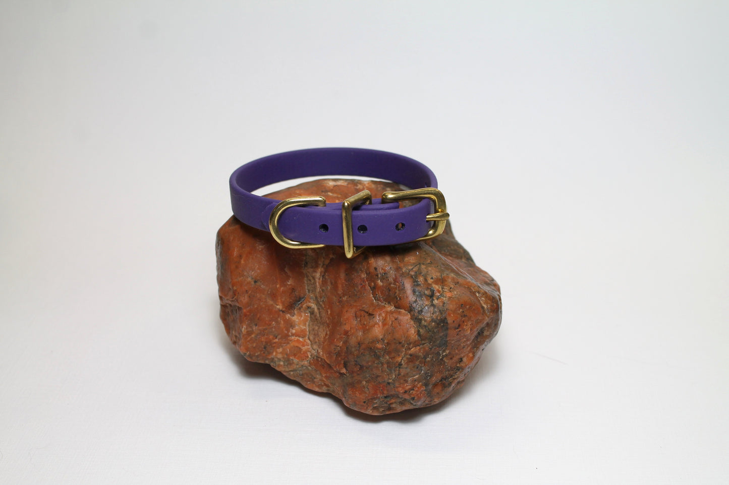 Royal Purple Biothane Small Dog Collar - 1/2" (12mm) wide