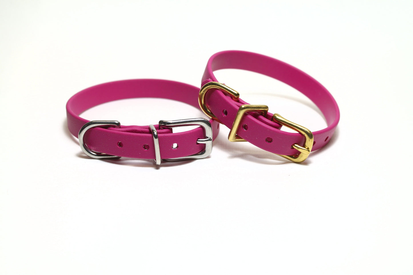 Cat Collar Non-Breakaway Biothane Collar - 1/2" (12mm) wide - all 39 colours