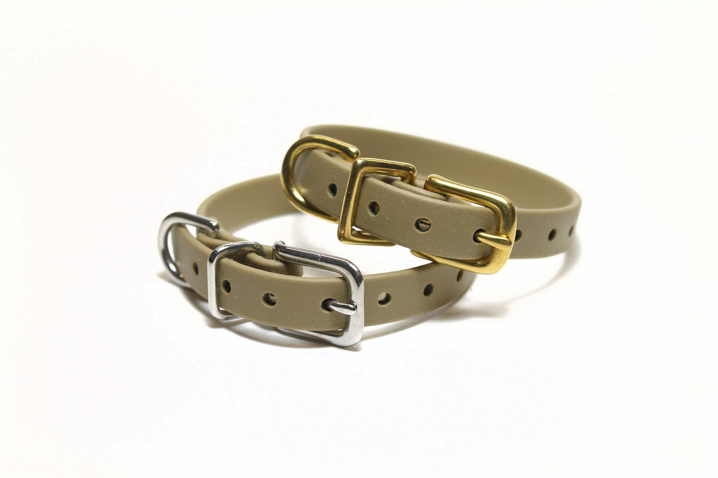 Sahara Tan (limited) Biothane Small Dog Collar - 1/2" (12mm) wide