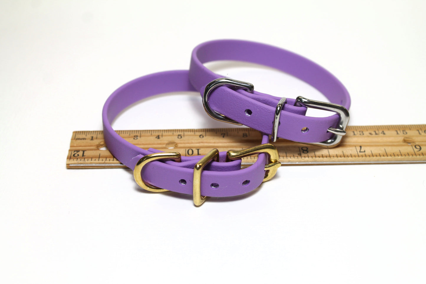 Amethyst Biothane Small Dog Collar - 1/2" (12mm) wide