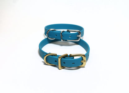 Little Pet or Dog Collar in Genuine Biothane - 12mm (1/2") width - 40 colours