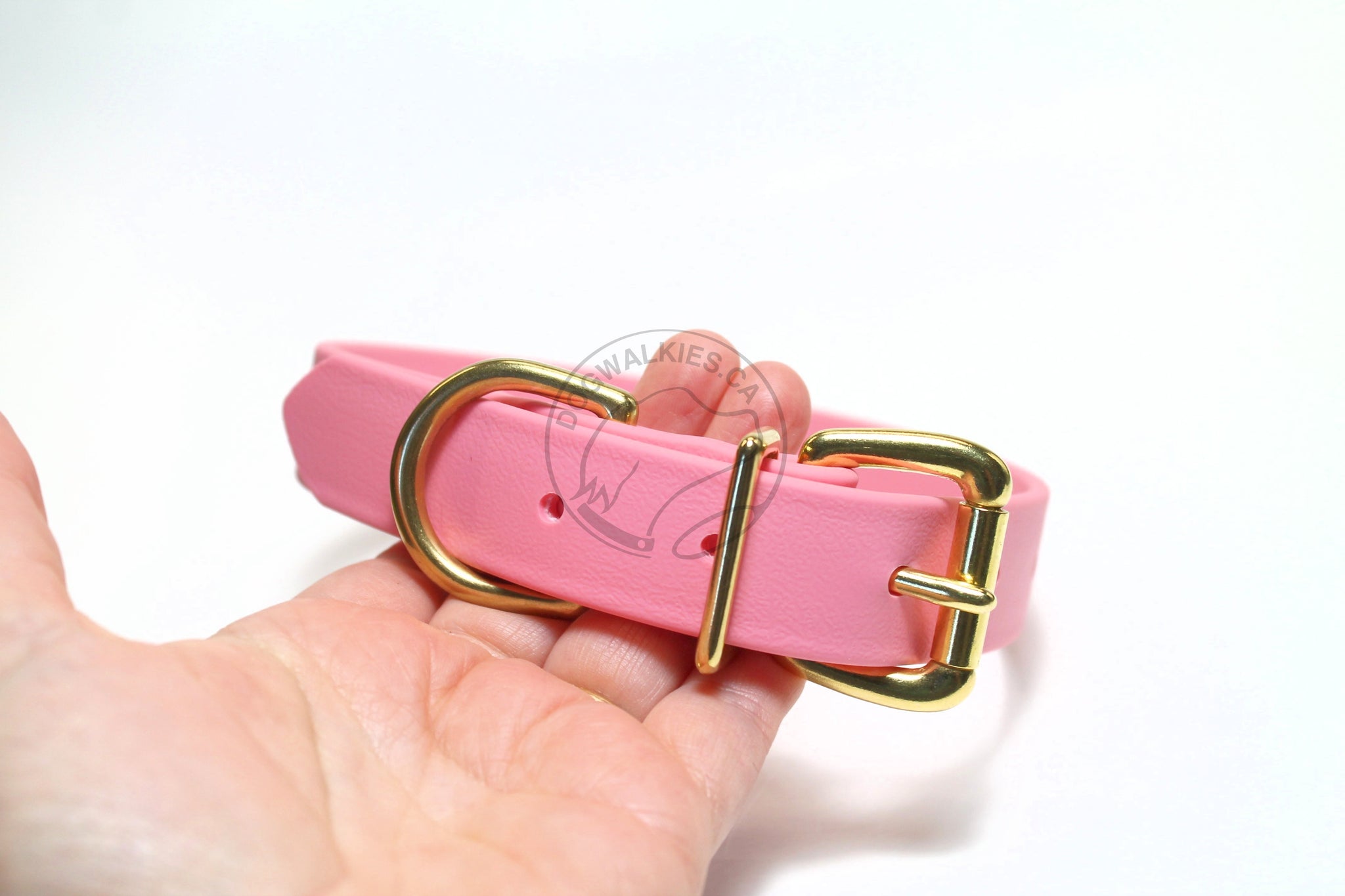 Bubblegum Pink Biothane Dog Collar - 1 inch (25mm) wide