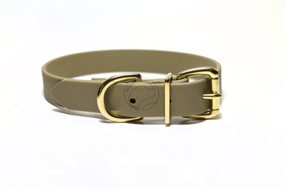 Sahara Tan (limited) Biothane Dog Collar - 1 inch (25mm) wide