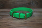 Neon Apple Green Biothane Dog Collar - 1 inch (25mm) wide