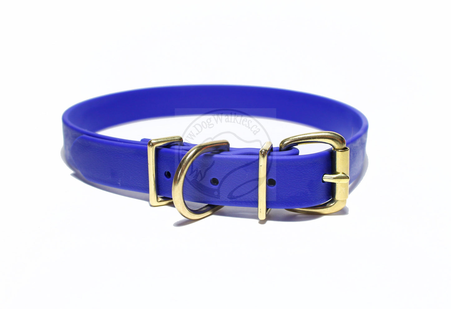 Royal Blue Biothane Dog Collar - 1 inch (25mm) wide