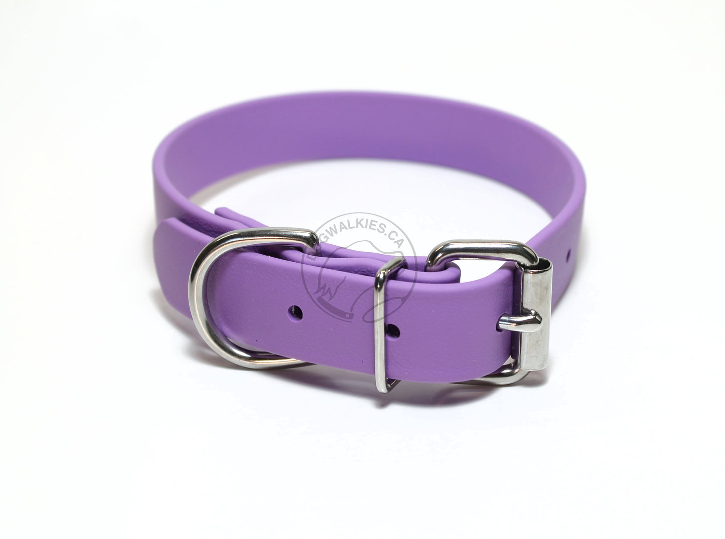 Amethyst Purple Biothane Dog Collar - Extra Wide - 1.5 inch (38mm) wide