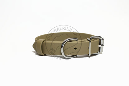 Sahara Tan (limited) Biothane Dog Collar - 1 inch (25mm) wide