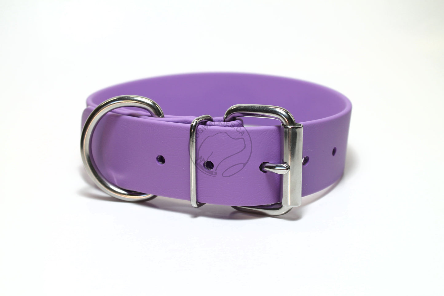 Amethyst Purple Biothane Dog Collar - Extra Wide - 1.5 inch (38mm) wide