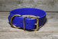Royal Blue Biothane Dog Collar - Extra Wide - 1.5 inch (38mm) wide