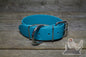 Oasis Blue Biothane Dog Collar - Extra Wide - 1.5 inch (38mm) wide