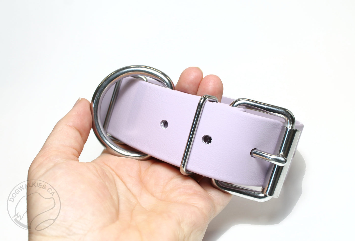 Lavender Purple Biothane Dog Collar - Extra Wide - 1.5 inch (38mm) wide