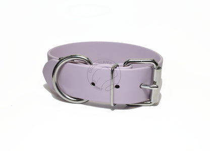 Lavender Purple Biothane Dog Collar - Extra Wide - 1.5 inch (38mm) wide