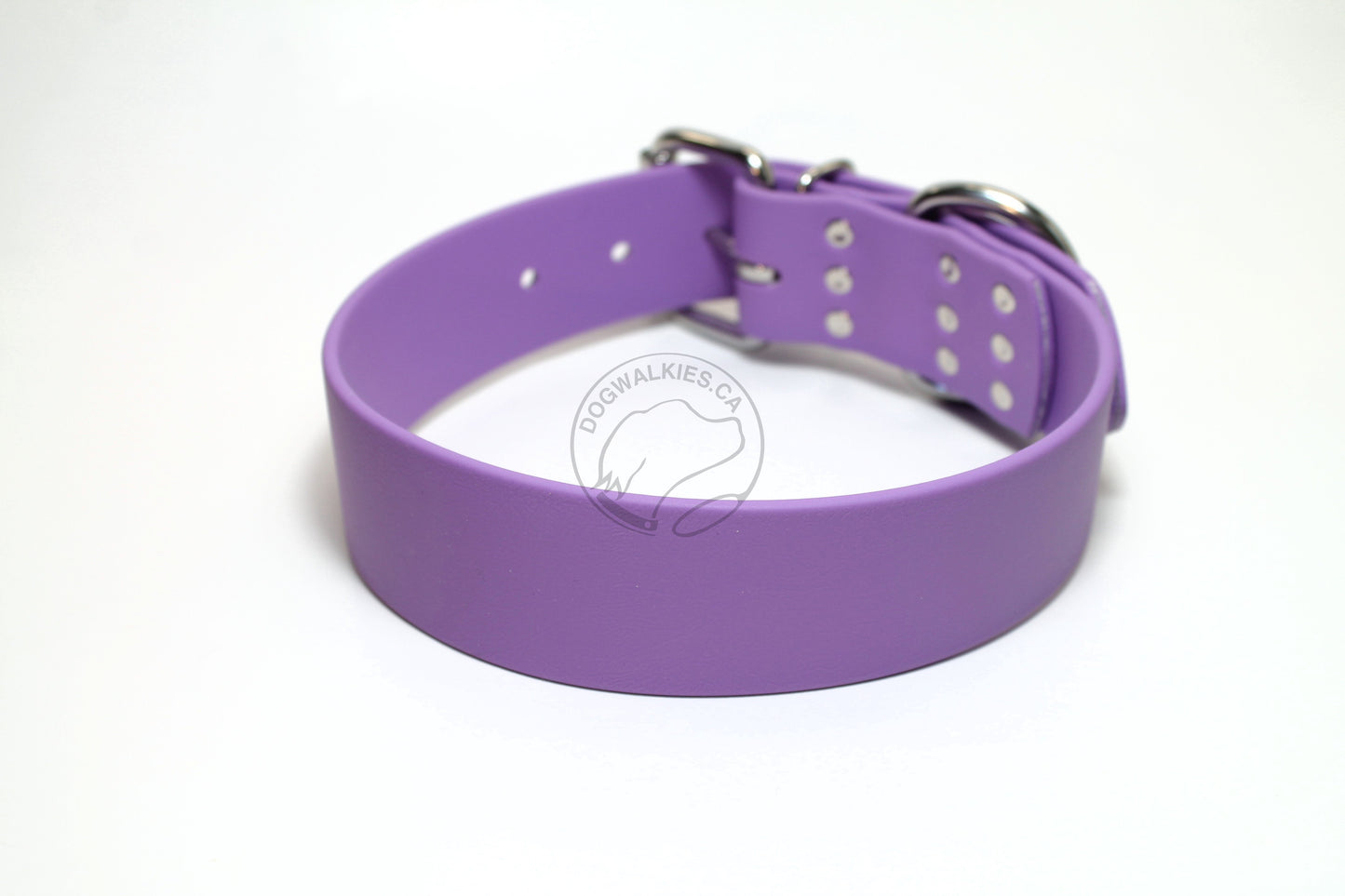 Amethyst Purple Biothane Dog Collar - Extra Wide - 1.5 inch (38mm) wide