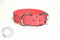 Peach Coral Biothane Dog Collar - Extra Wide - 1.5 inch (38mm) wide