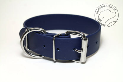 Extra Wide Large Dog Collar in Genuine Biothane - 39mm (1.5") width - 29 colours