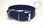 Navy Blue Biothane Dog Collar - Extra Wide - 1.5 inch (38mm) wide