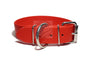 Poppy Red Biothane Dog Collar - Extra Wide - 1.5 inch (38mm) wide