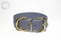 Stormy Grey Biothane Dog Collar - Extra Wide - 1.5 inch (38mm) wide