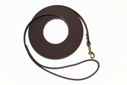 Dark Chocolate Brown *Extra Thin* Waterproof Tracking Recall Long Line