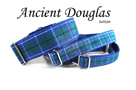 Ancient Douglas clan tartan - dog collars
