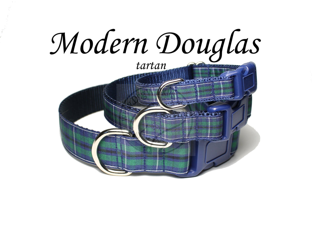 Douglas Modern Clan tartan - dog collar