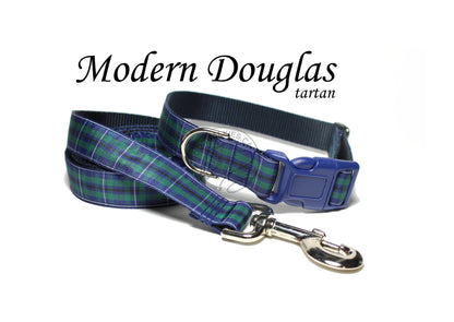 Douglas Modern Clan tartan - dog collar