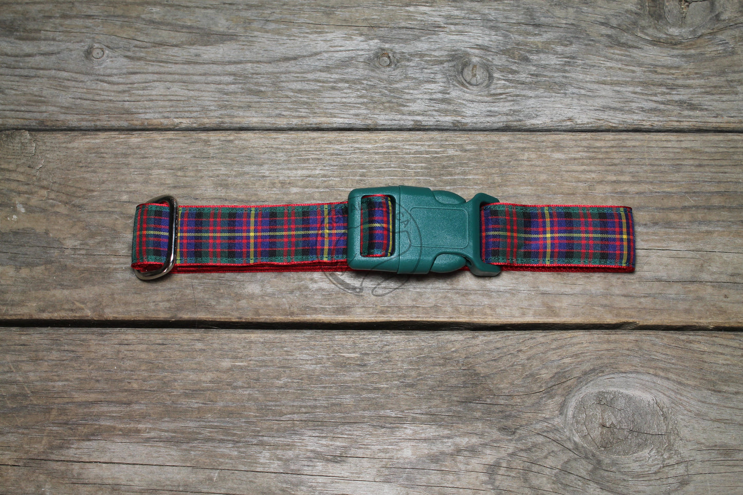 Cameron of Erracht clan tartan - dog collar