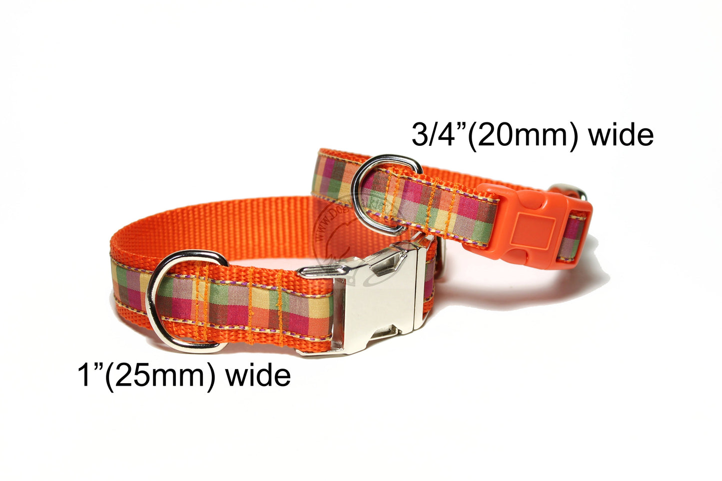 Tartan Dog Leash - Fall Plaid