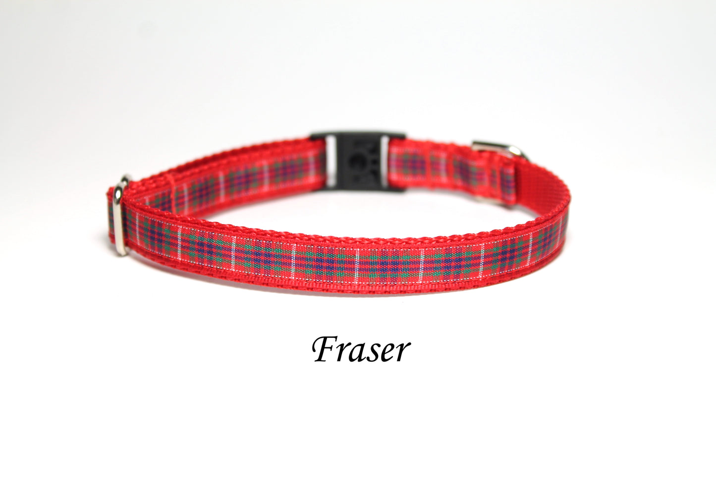 Tartan Cat Collar - Breakaway - 1/2" (12mm) wide