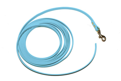 Lighter Weight Waterproof leashes - leash for cats - tracking recall long line - 3/8" (9mm) Biothane