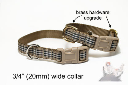 Pride of Scotland Gold tartan - dog collar
