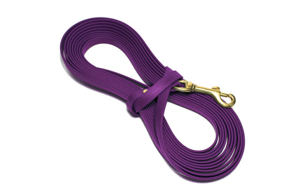 Regular Width, 1/2" (12mm) wide, Biothane Waterproof Tracking Recall Long Line - all colours