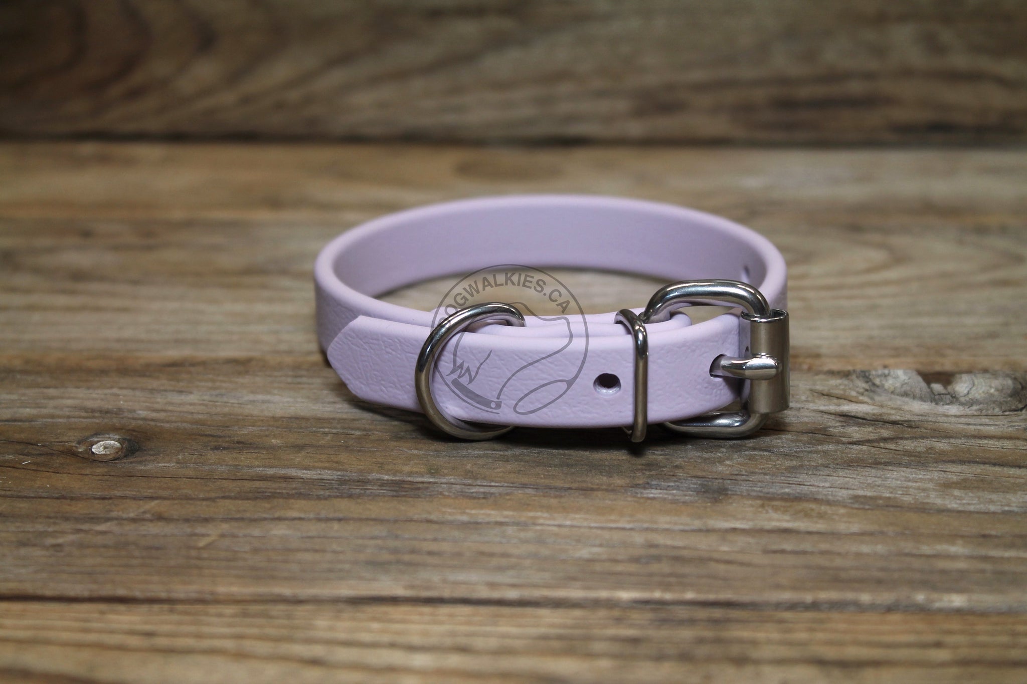 Lavender Purple Pastel Biothane Dog Collar - 5/8"(16mm) wide