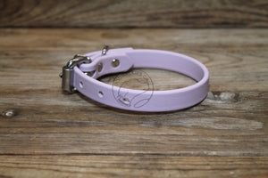 Lavender Purple Pastel Biothane Dog Collar - 5/8"(16mm) wide