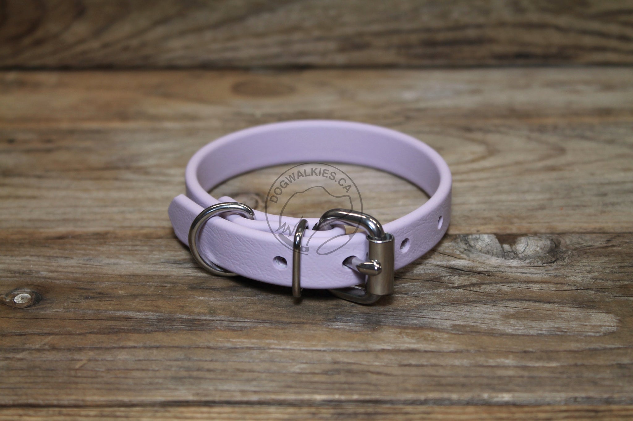 Lavender Purple Pastel Biothane Dog Collar - 5/8"(16mm) wide