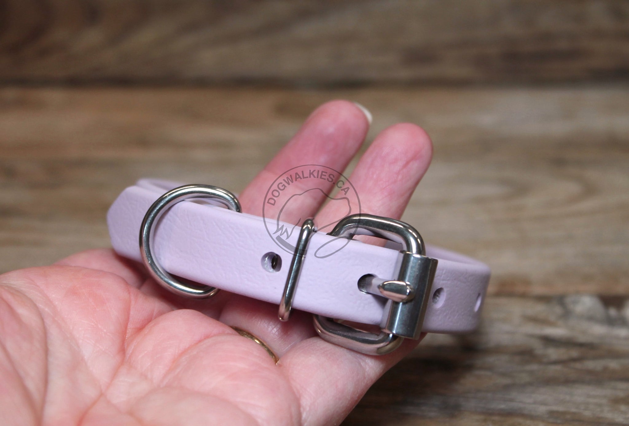 Lavender Purple Pastel Biothane Dog Collar - 5/8"(16mm) wide