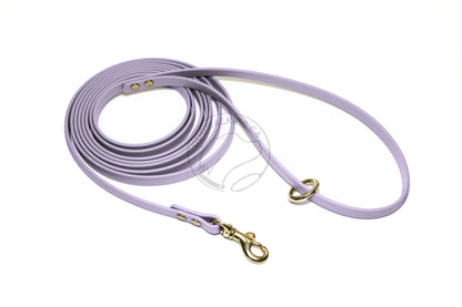Lighter Weight Waterproof Tracking Recall Long Line - leash for smaller dog or cats - 3/8" (9mm) Biothane