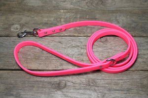 Neon Pink Biothane Dog Leash