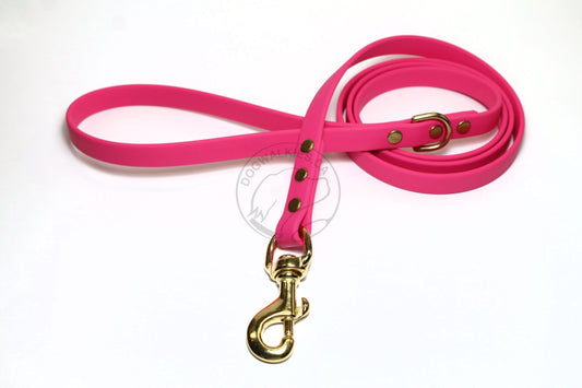 Fuchsia Pink Biothane Dog Leash - Regular 16mm (5/8") width