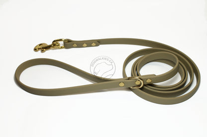 Sahara Tan Biothane Dog Leash - Regular 16mm (5/8") width