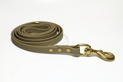 Sahara Tan Biothane Dog Leash - Regular 16mm (5/8") width