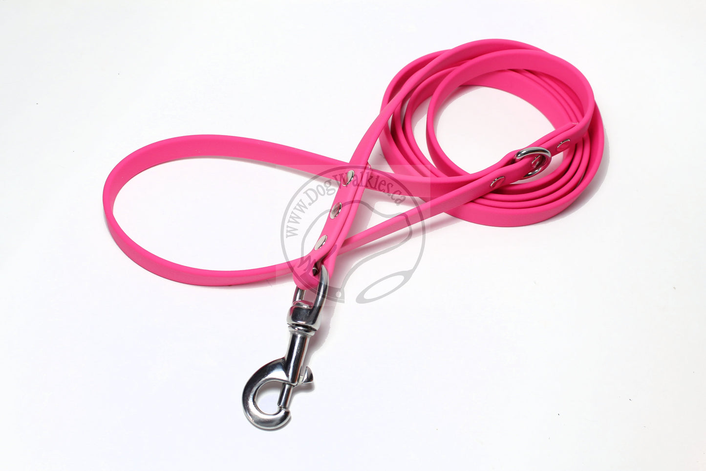 Fuchsia Pink Biothane Dog Leash - Regular 16mm (5/8") width